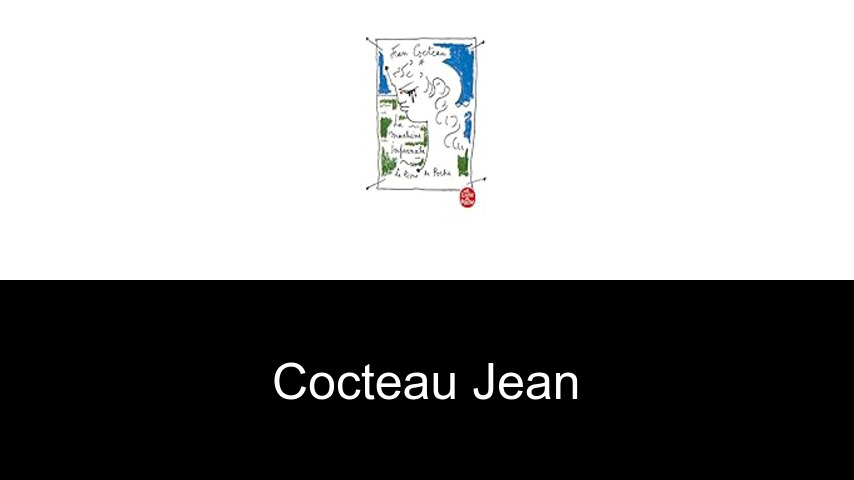livres de Cocteau Jean