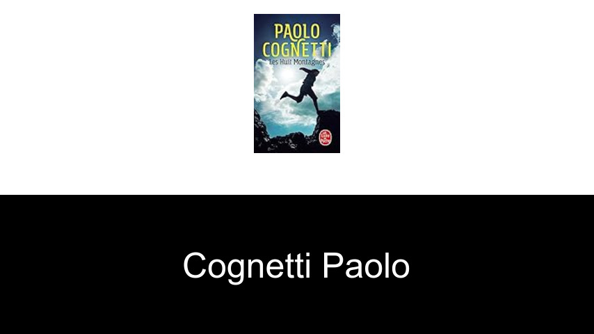 livres de COGNETTI Paolo