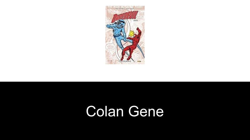 livres de Colan Gene