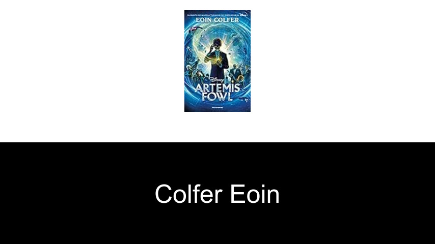 livres de Colfer Eoin