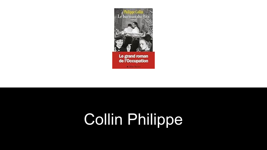 livres de Collin Philippe