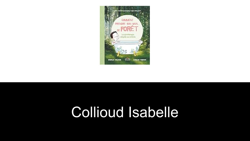 livres de Collioud Isabelle