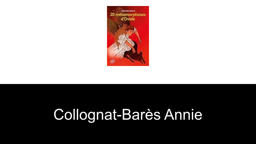 livres de Collognat-Barès Annie