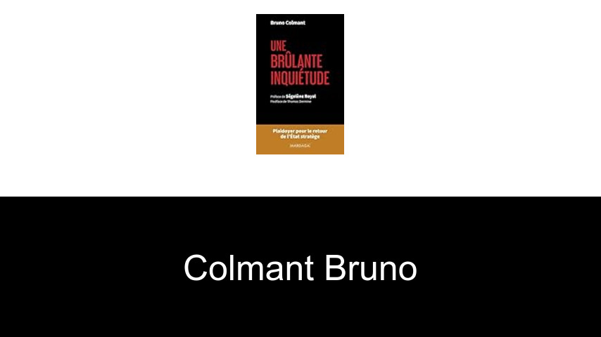 livres de Colmant Bruno