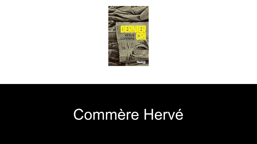 livres de Commère Hervé