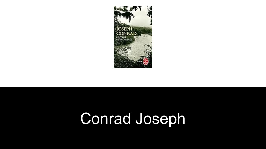 livres de Conrad Joseph