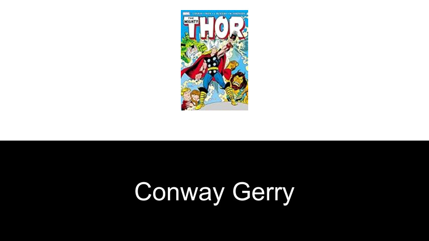 livres de Conway Gerry