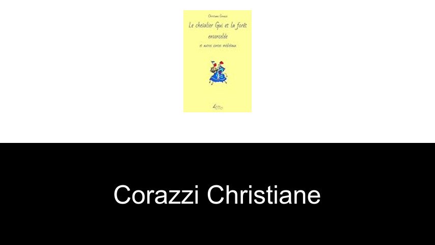livres de Corazzi Christiane