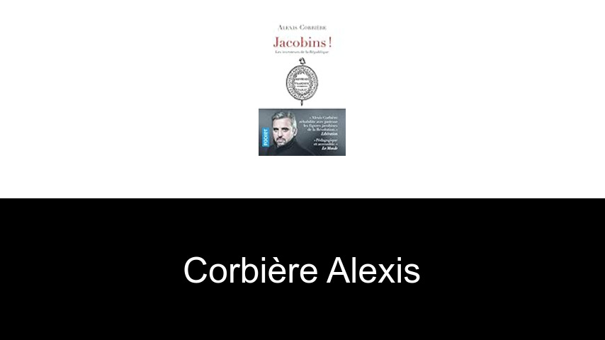 livres de Corbière Alexis