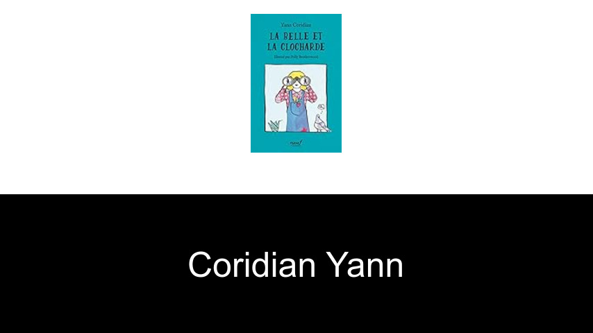 livres de Coridian Yann