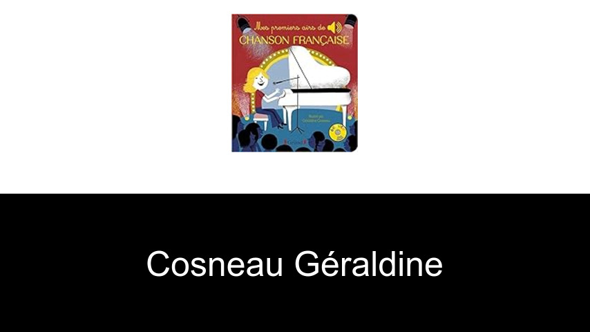 livres de Cosneau Géraldine