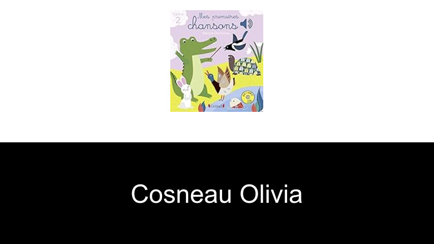 livres de Cosneau Olivia