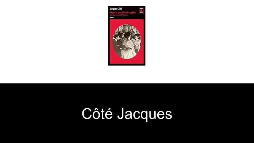 livres de Côté Jacques