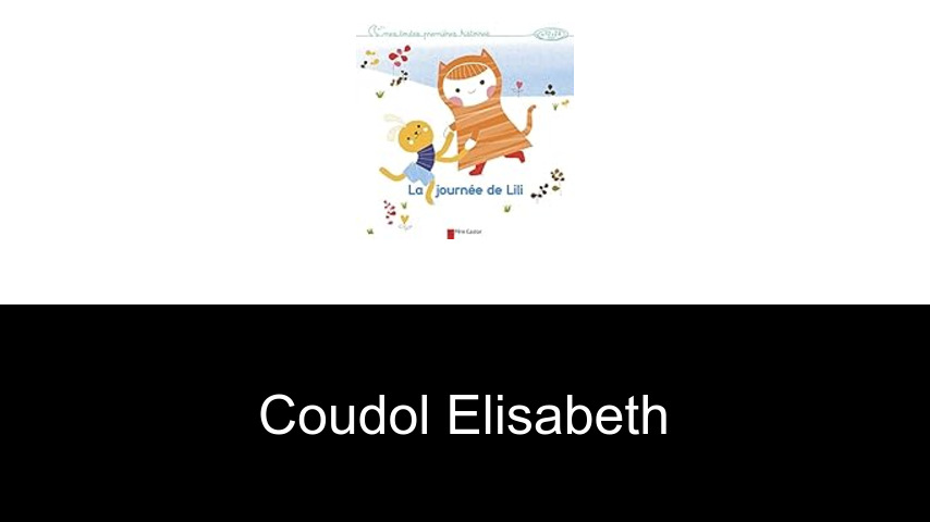livres de Coudol Elisabeth