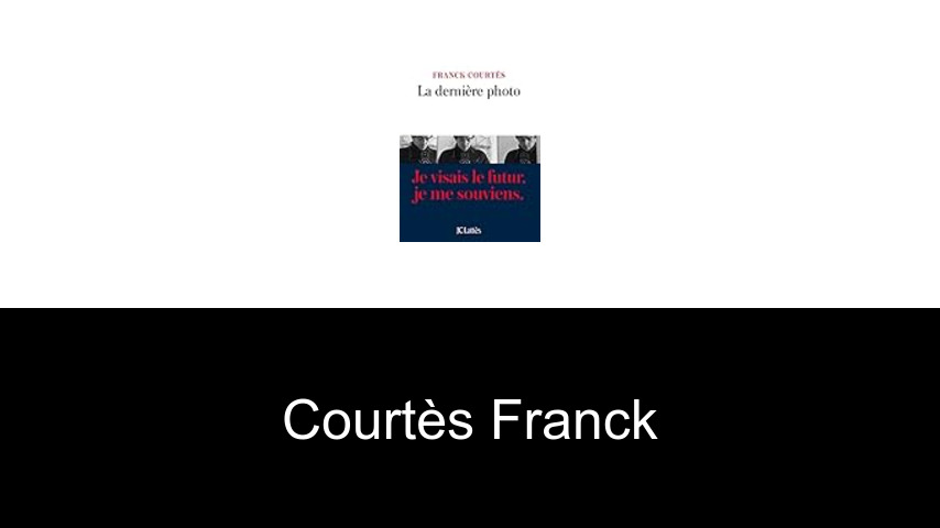 livres de Courtès Franck