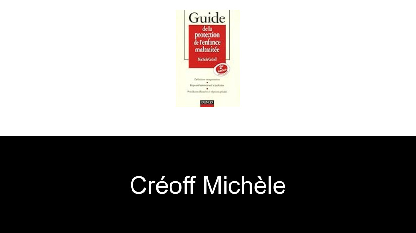 livres de Créoff Michèle
