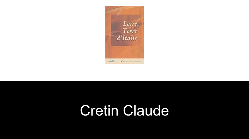 livres de Cretin Claude