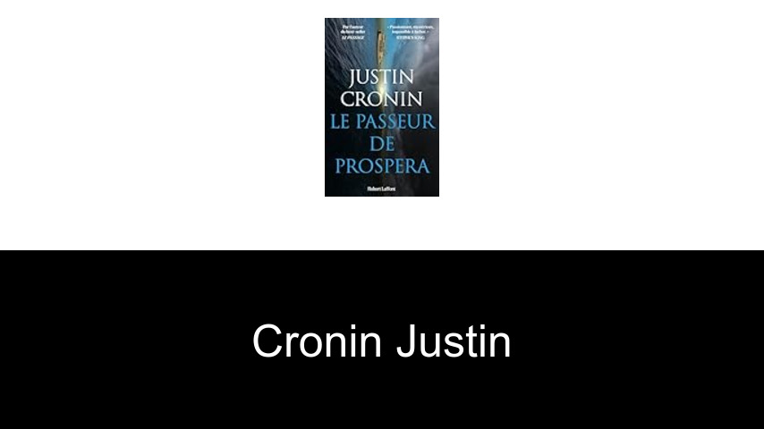 livres de Cronin Justin