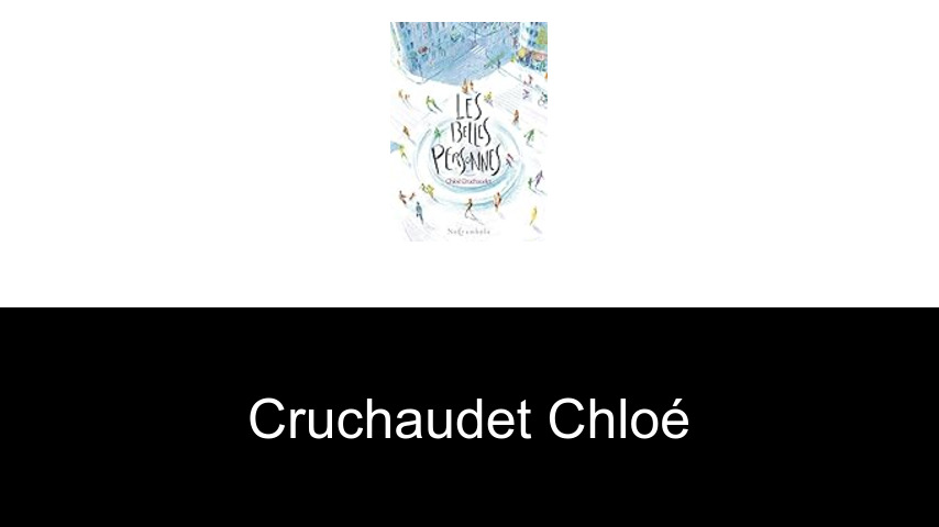 livres de Cruchaudet Chloé