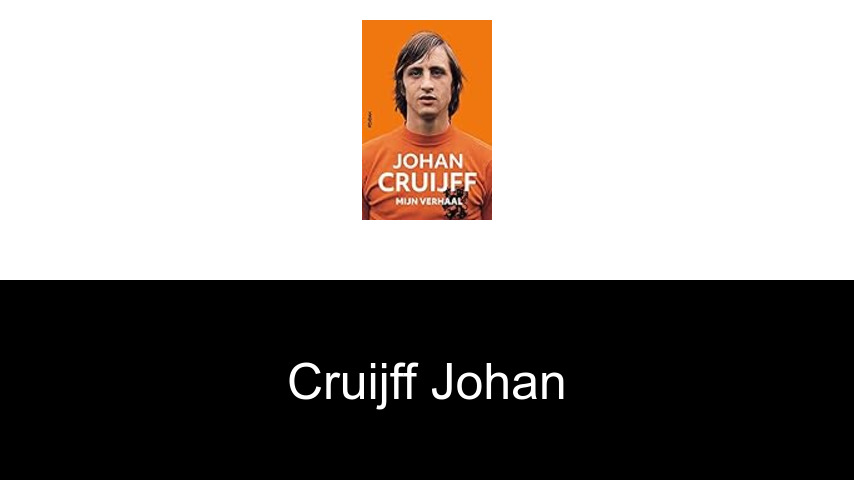 livres de Cruijff Johan