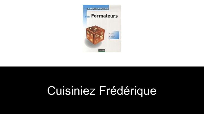 livres de Cuisiniez Frédérique