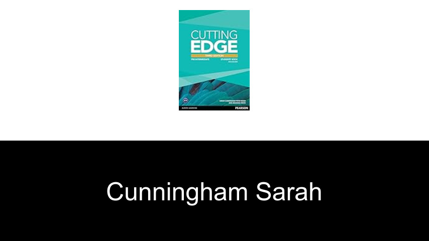 livres de Cunningham Sarah