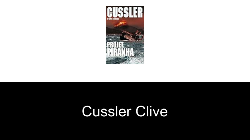 livres de Cussler Clive