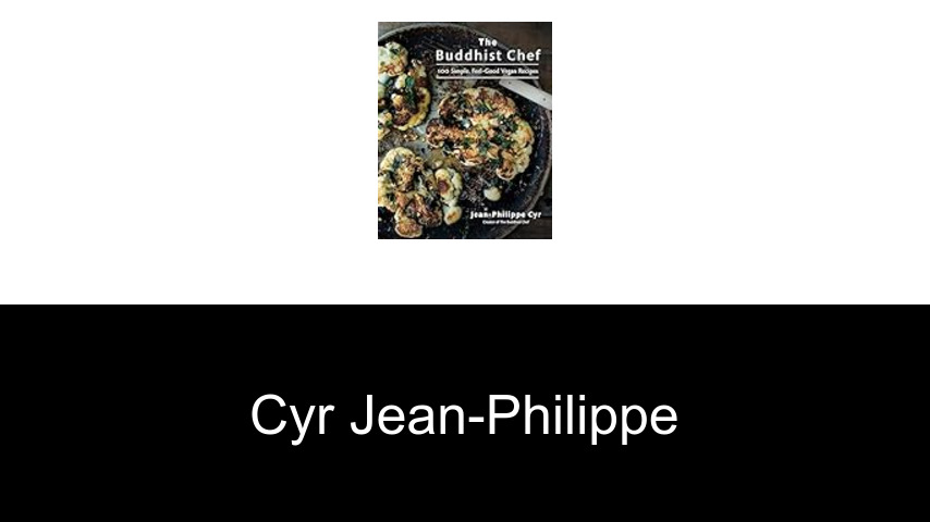 livres de Cyr Jean-Philippe