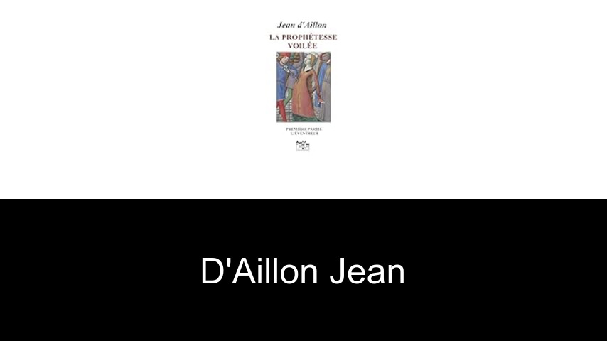 livres de d'Aillon Jean