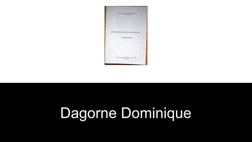 livres de Dagorne Dominique
