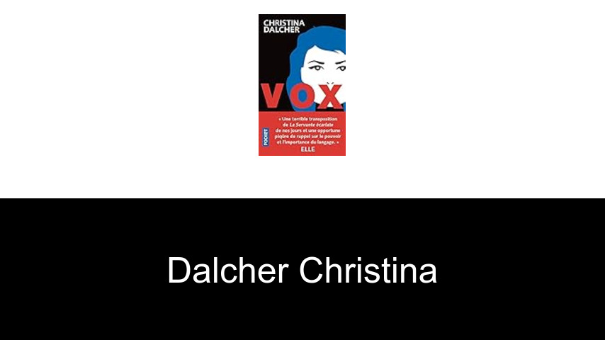 livres de Dalcher Christina