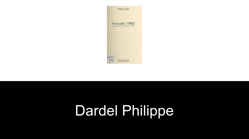 livres de Dardel Philippe