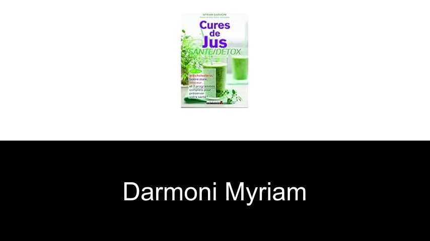 livres de Darmoni Myriam