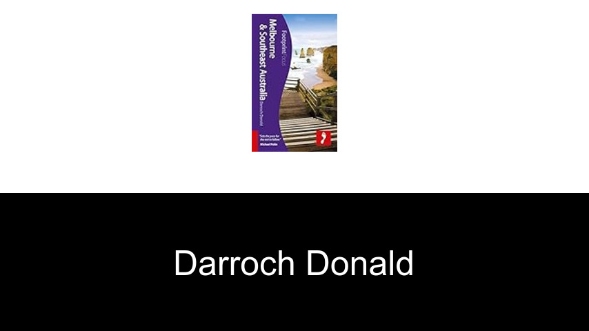 livres de Darroch Donald