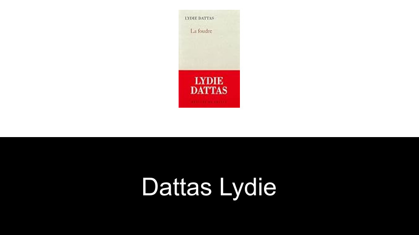 livres de Dattas Lydie