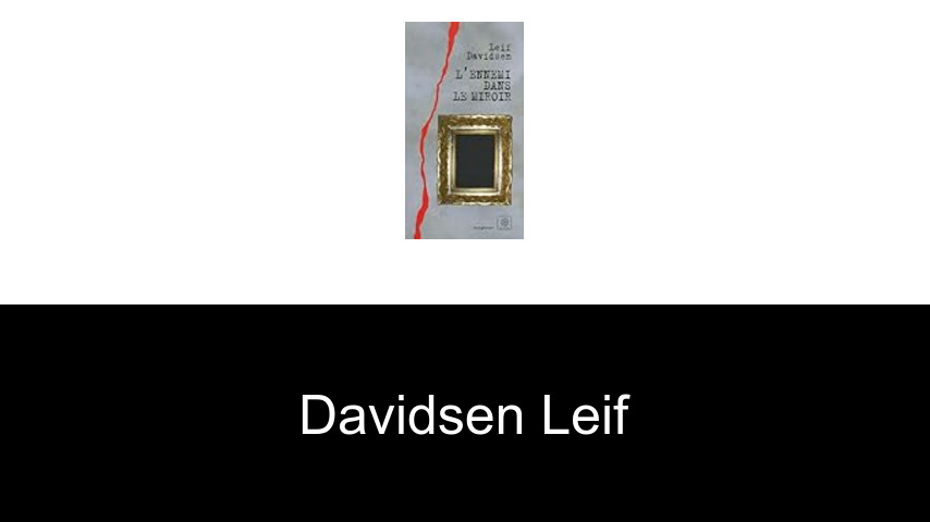livres de Davidsen Leif