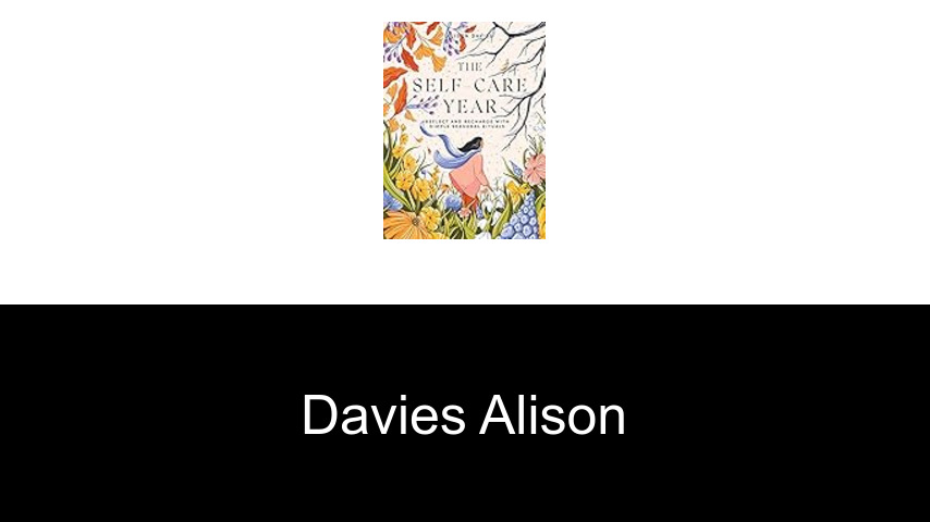 livres de Davies Alison