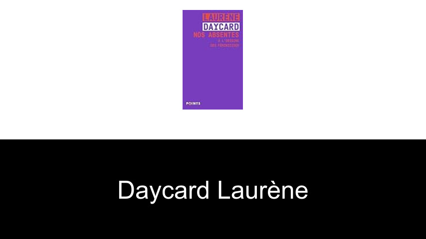 livres de Daycard Laurène