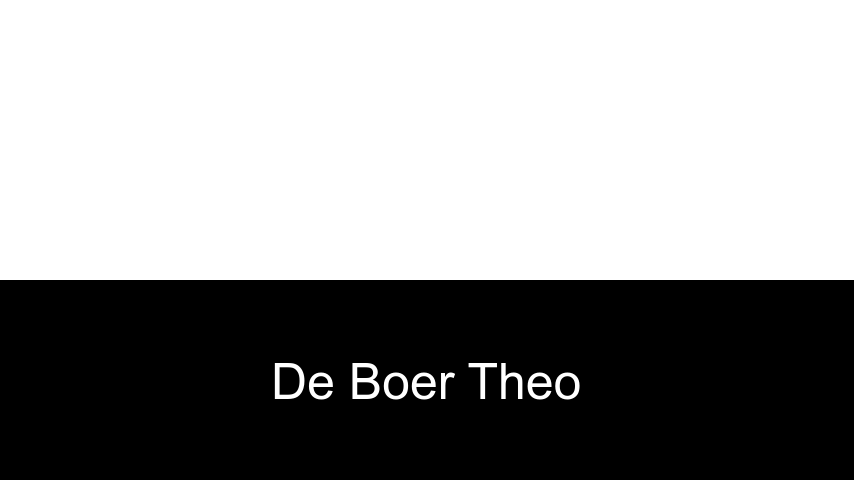livres de de Boer Theo