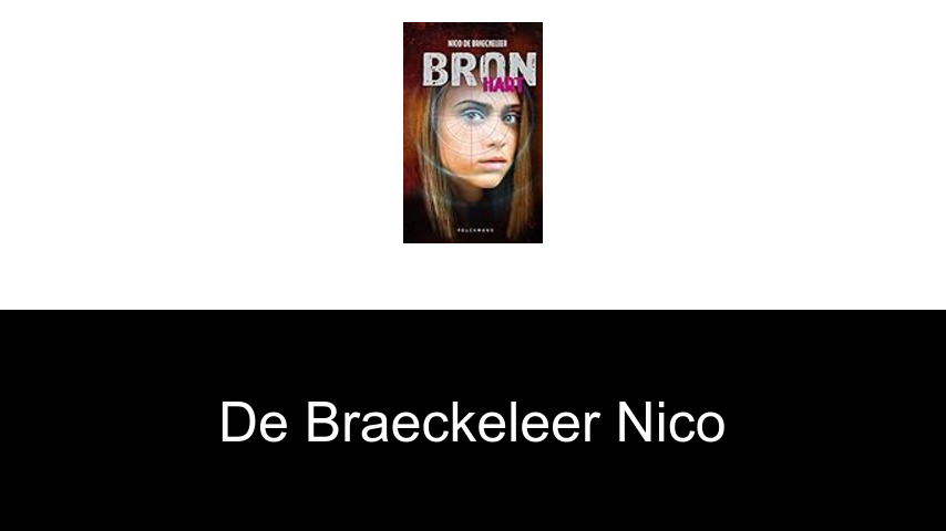 livres de De Braeckeleer Nico