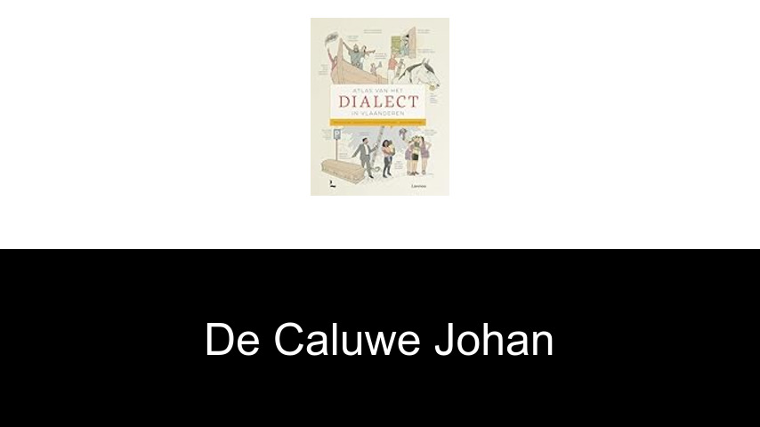 livres de De Caluwe Johan