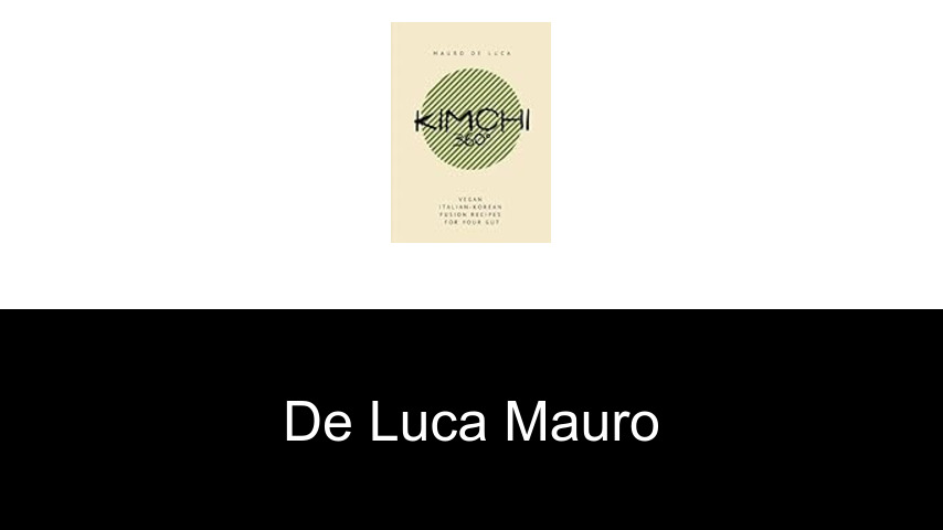 livres de De Luca Mauro
