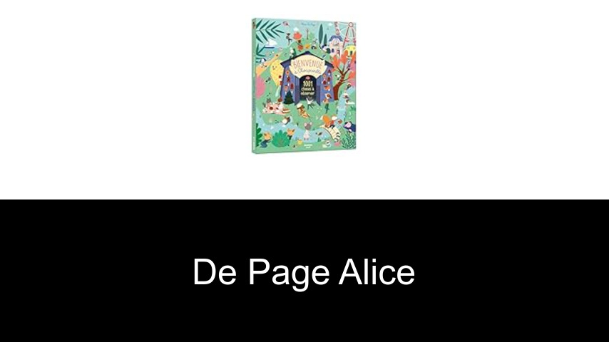 livres de de Page Alice