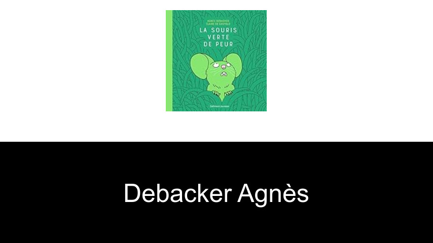 livres de Debacker Agnès