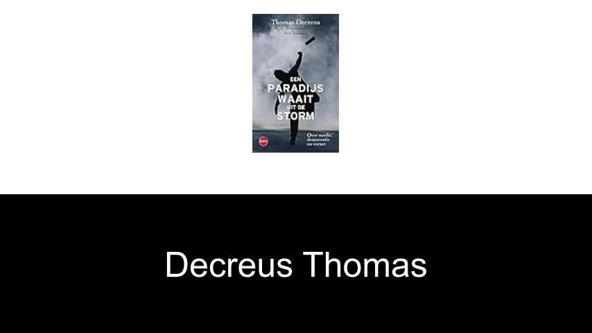 livres de Decreus Thomas