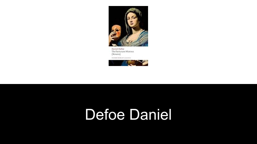livres de Defoe Daniel