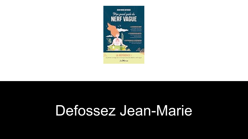 livres de Defossez Jean-Marie
