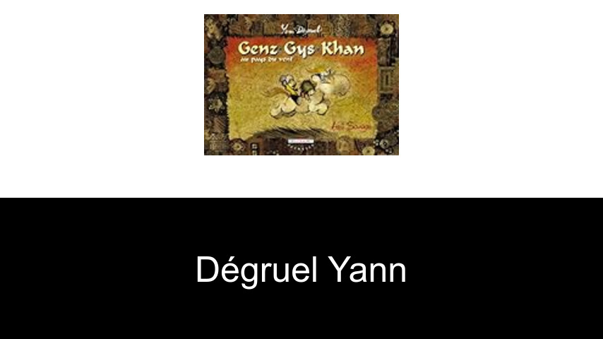 livres de Dégruel Yann