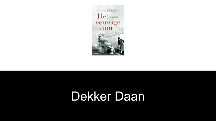 livres de Dekker Daan