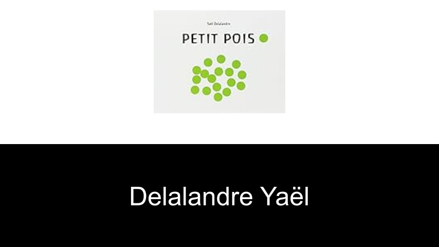 livres de Delalandre Yaël